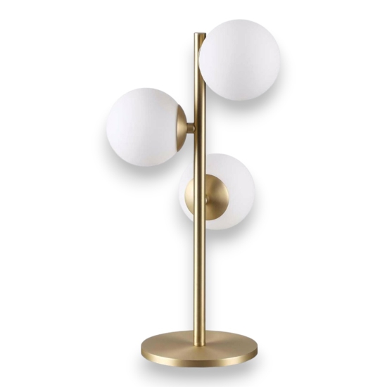 Perlage tl3 ideal lux lampada da tavolo ottone stile contemporaneo