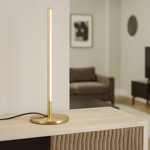 Ideal lux lampada da tavolo filo tl ottone per solotto led 3000k