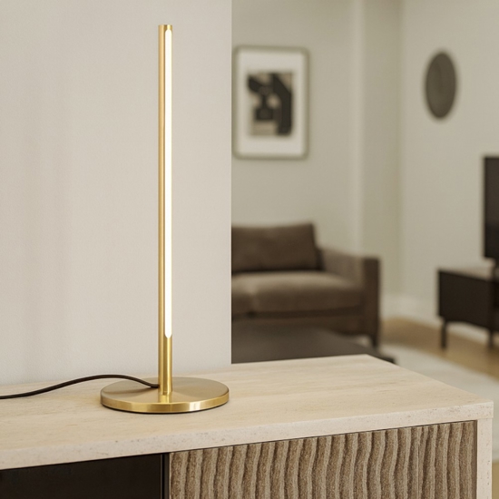Ideal lux lampada da tavolo filo tl ottone per solotto led 3000k
