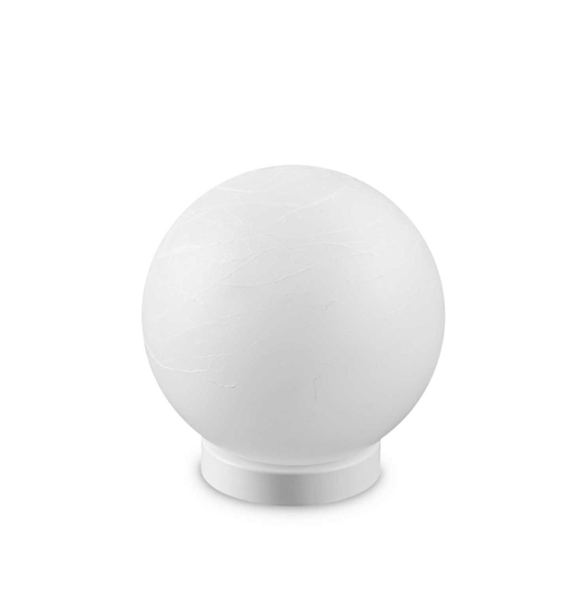 Carta tl1 d20 lampada abat-jour ideal lux bianca per camera da letto