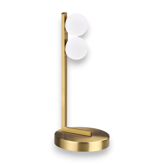 Ping pong tl2 ideal lux abat-jour lampada da comodino ottone