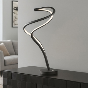 Lampada da tavolo per salotto led da 2300k a 4000k nera