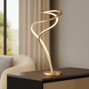 Lampada da tavolo ultramoderna led da 2300k a 4000k colore oro