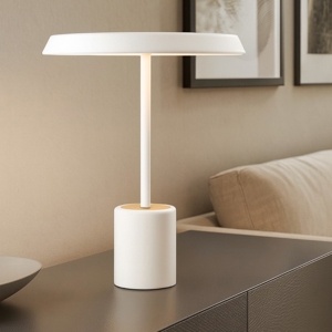 Lampada da tavolo bianca moderna led 3000k