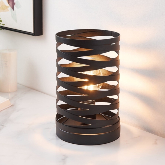 Cremella lampada da comodino eglo abat-jour moderna