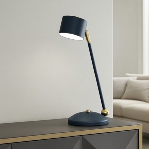 Lampada da tavolo blu oro fp
