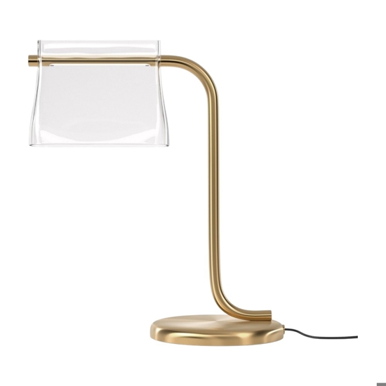 Lampada da scrivania cabaret oro paralume vetro maytoni Lampada da scrivania cabaret oro paralume vetro maytoni