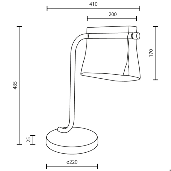 Lampada da scrivania cabaret oro paralume vetro maytoni Lampada da scrivania cabaret oro paralume vetro maytoni