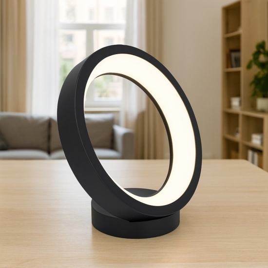 Marghera z eglo lampada da tavolo design minimal led rgb cct 2700k a 6500k