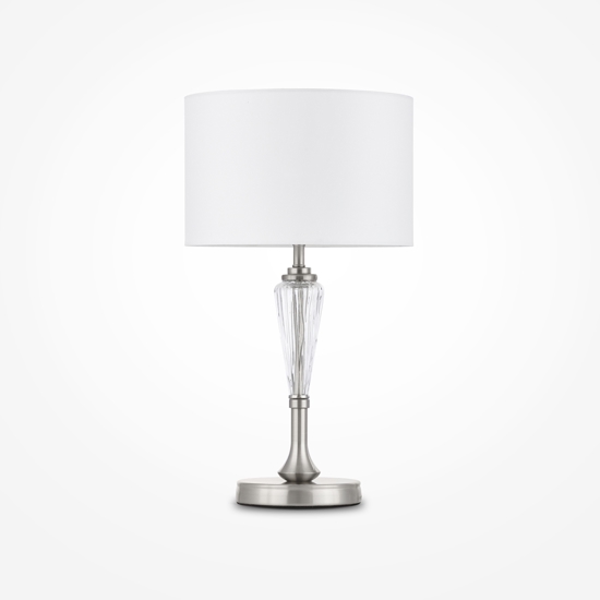 Maytoni alicante lampada da tavolo bianca per soggiorno decoro in vetro colato Maytoni alicante lampada da tavolo bianca per soggiorno decoro in vetro colato