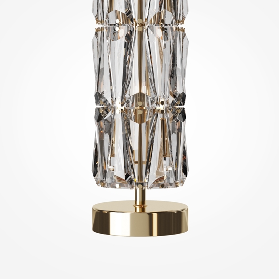 Lampada da tavolo puntes per salotto oro in cristallo maytoni Lampada da tavolo puntes per salotto oro in cristallo maytoni