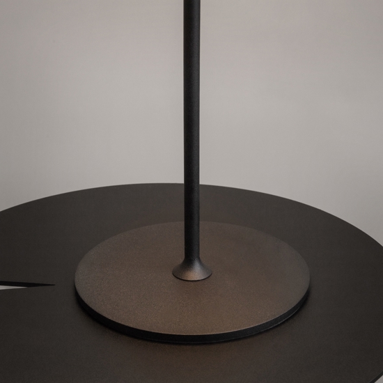 Maytoni ai collaboration lampada da tavoino portatile nera led da 2200k a 4000k