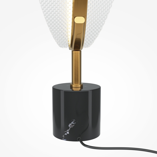 Lampada da tavolo breeze struttura oro ottone led 15w 3000k maytoni Lampada da tavolo breeze struttura oro ottone led 15w 3000k maytoni