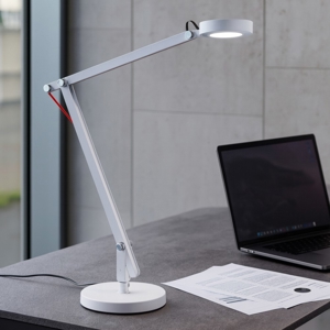 Lampada da scrivania moderna led 5w 3000k snodabile bianca