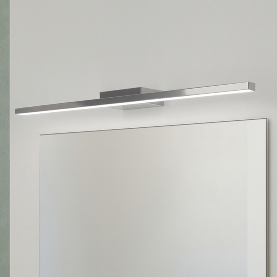 Applique per specchio da bagno cromo 6w 3000k 50cm