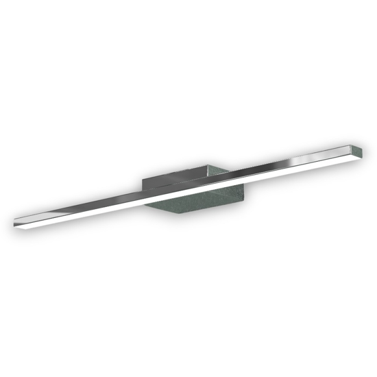 Applique per specchio da bagno cromo 6w 3000k 50cm