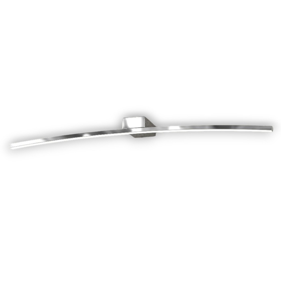 Applique da bagno cromo 4000k top light curved