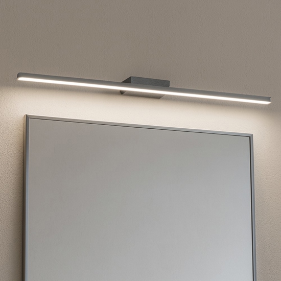 Applique per specchio da bagno 90cm 14w 4000k cromato