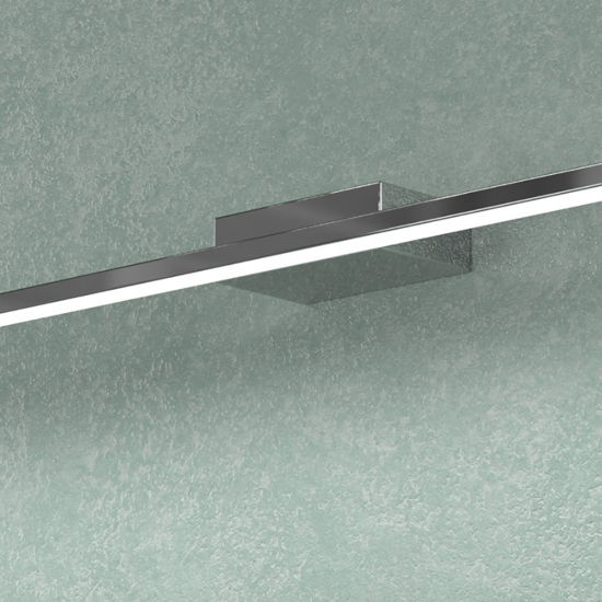 Applique per specchio da bagno 90cm 14w 4000k cromato