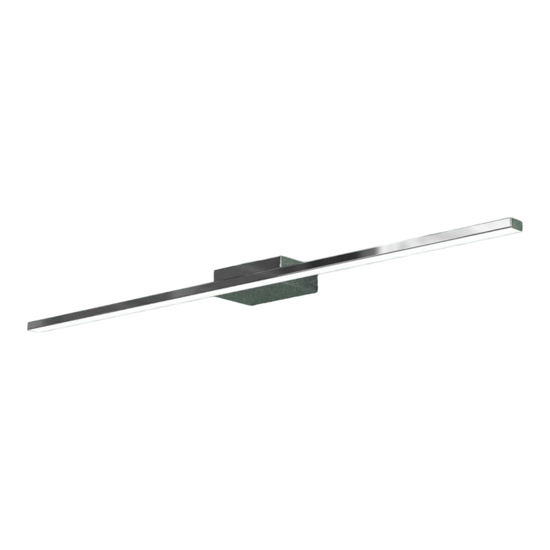 Applique per specchio da bagno 90cm 14w 4000k cromato