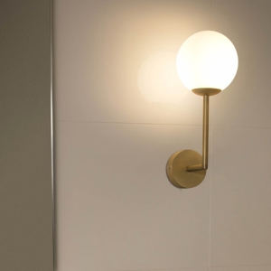 Applique bagni metallo oro ip44 impermeabile
