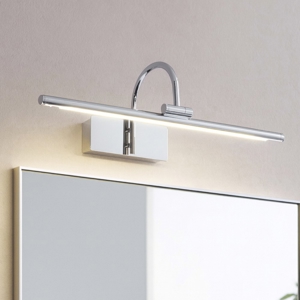 Applique per specchio da bagno 8w 4000k isyluce cromo