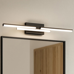 Applique per specchio da bagno nero 31w 3000k