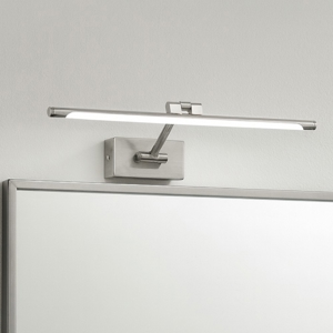 Applique per specchio da bagno cromo led 8w 3000k gea luce