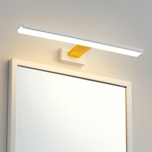 Applique bianco oro per specchio bagno 14w 4000k fp