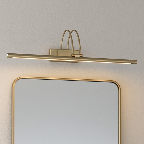 Applique da bagno brunito bow ap d76 ideal lux led 8w 3000k Applique da bagno brunito bow ap d76 ideal lux led 8w 3000k