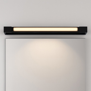 Applique nero orientabile per specchio da bagno led 17w 3000k