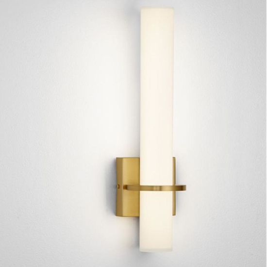 Applique dorata led 15w 4000k per bagno moderno 4000k