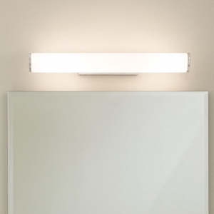 Camerino ap3 applique per specchio bagni 52cm vetro bianco ideal lux