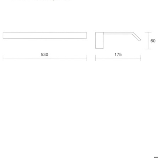 Isyluce applique per specchio da bagno bianco 18w 3000k