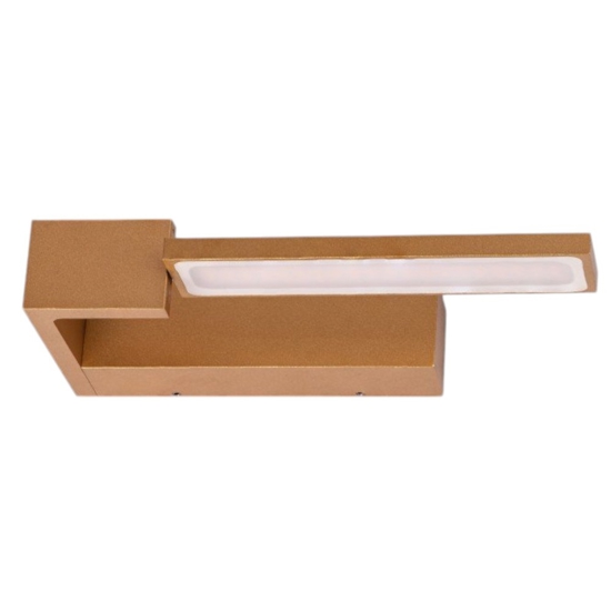 Applique da parete moderna oro orientabile led 12w 4000k