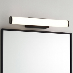 Applique nera per bagno led 4w 3000k ip44