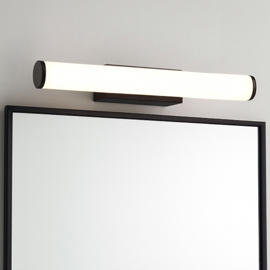 Applique nera per bagno led 4w 3000k ip44