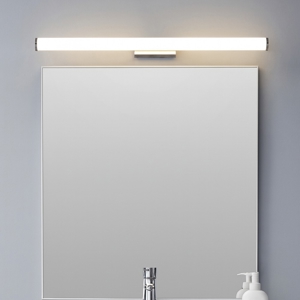 Applique specchio bagno 80cm cromo led 8w 4000k
