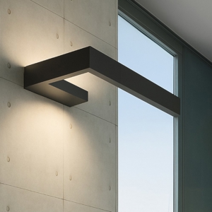 Applique nero orientabile giravole led 12w 4000k