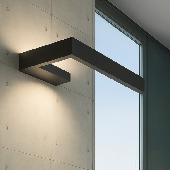 Applique nero orientabile giravole led 12w 4000k