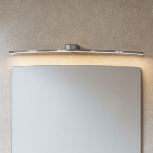 Toplight curved applique specchio da bagno cromo 4000k