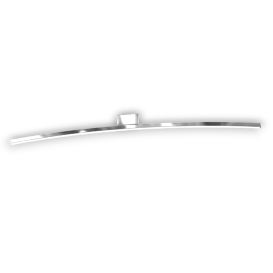 Applique da bagno cromo 3000k top light curved