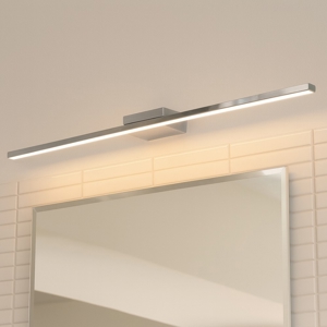 Applique per specchio da bagno led 11w 3000k cromo