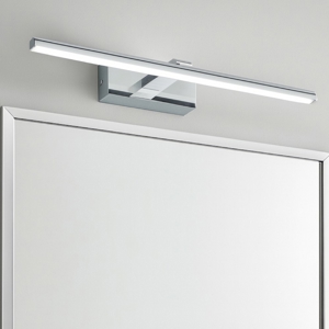 Isyluce applique da bagno per sopra specchio cromato 8w 3000k