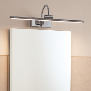 Applique per specchio da bagno 8w cromo isyluce