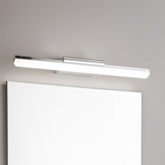 Ideal lux riflesso ap d42 applique da bagno led 10w 3000k cromo