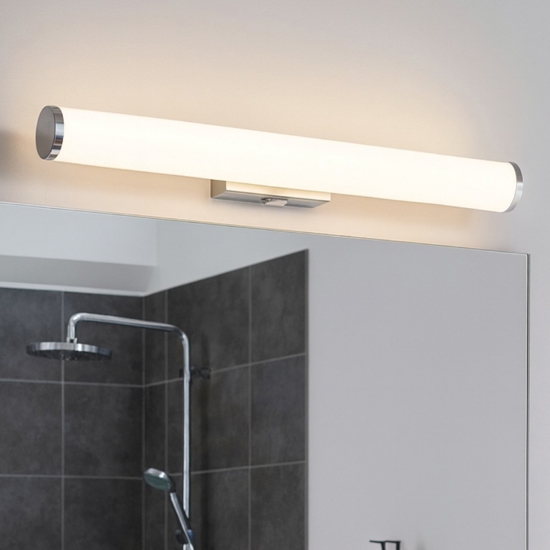 Applique da bagno moderno led 4w 3000k cromo