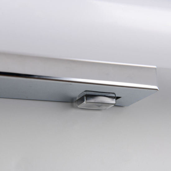 Applique da bagno moderno led 4w 3000k cromo