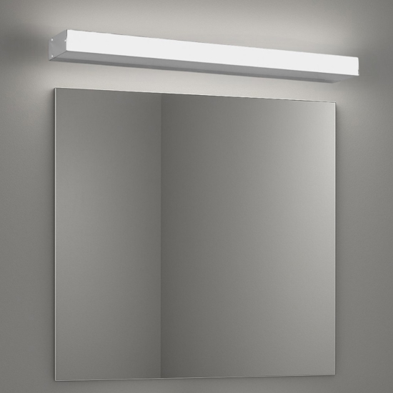 Applique da bagno bianca rettangolare led 8w 3000k