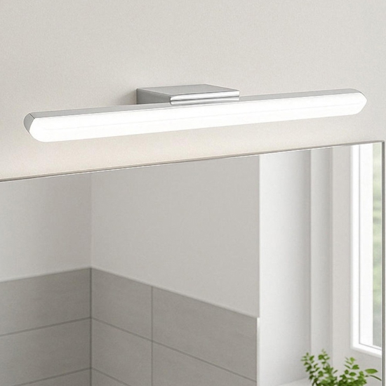 Bold applique per specchio bagno cromo moderno led 14w 3000k perenz